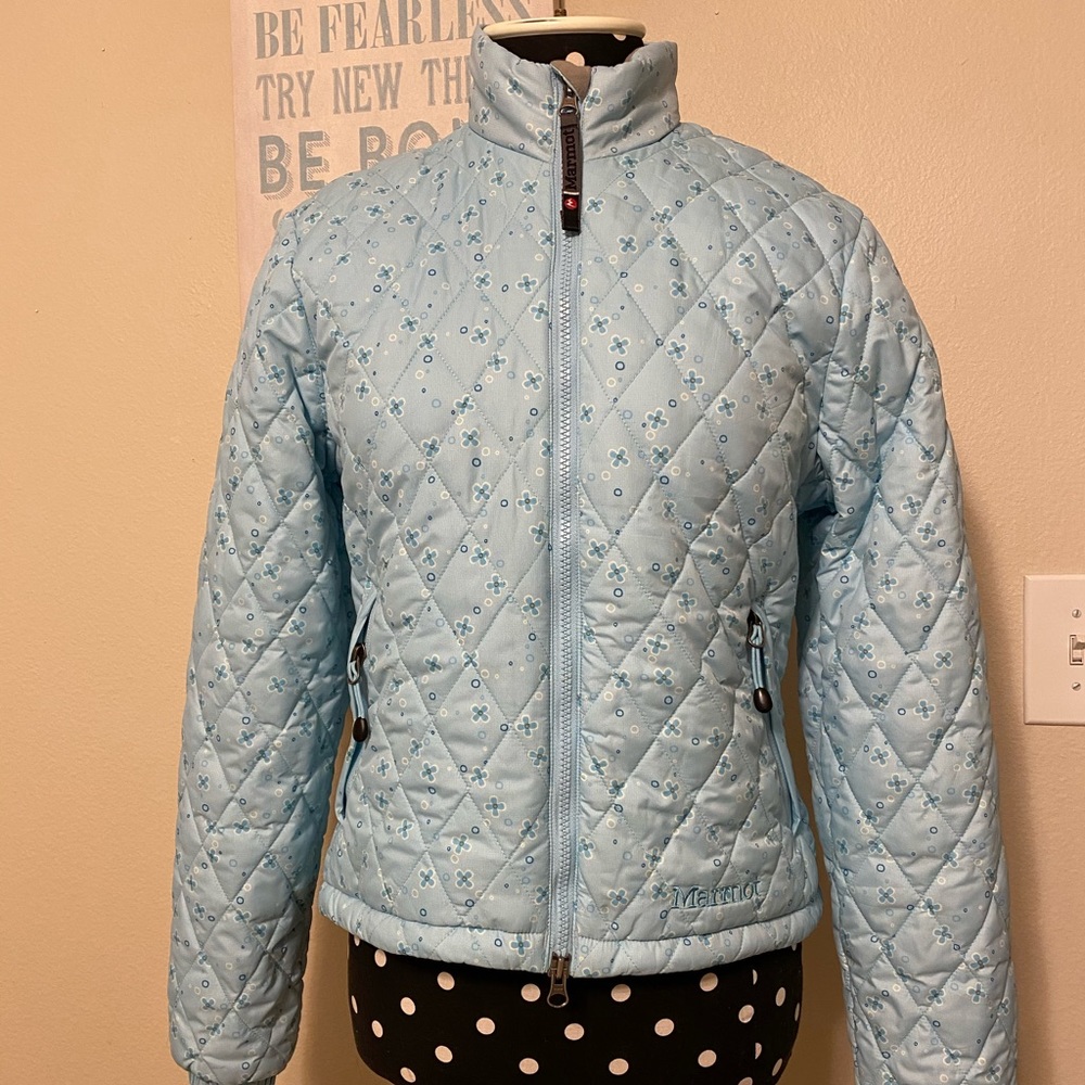🎄Marmot light blue jacket🎄